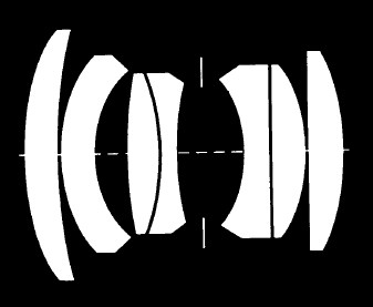 Optisches System des Hartblei Prototyp 2,8/80 TS