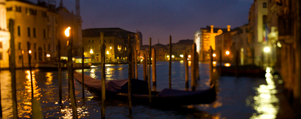KanaleGrande Venedig bei Nacht, photographiert von Stefan Steib