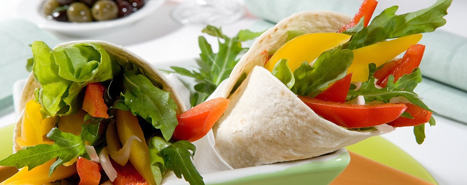 Wrap mit Salaten, photographiert von Josefine Clasen